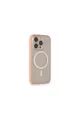 Apple İphone 14 Pro Kılıf Grand Magneticsafe Kapak - Pembe