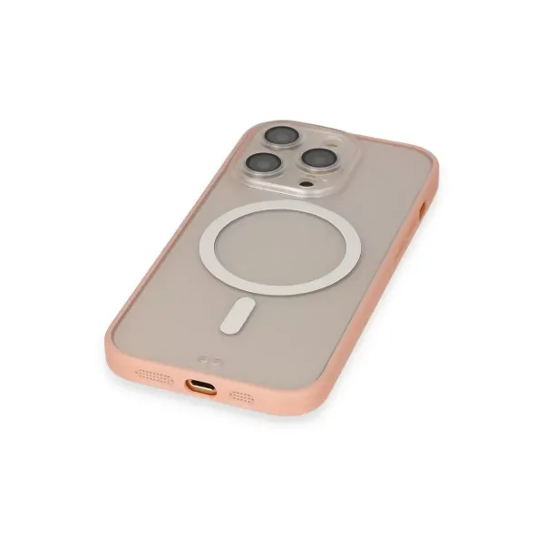 Apple İphone 14 Pro Kılıf Grand Magneticsafe Kapak - Pembe