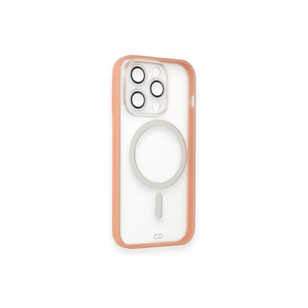 Apple İphone 14 Pro Kılıf Grand Magneticsafe Kapak - Pembe