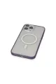 Apple İphone 14 Pro Kılıf Grand Magneticsafe Kapak - Mor