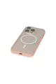 Apple İphone 14 Pro Max Kılıf Grand Magneticsafe Kapak - Pembe