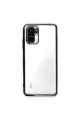 Xiaomi Redmi Note 10 Kılıf Razer Lensli Silikon - Siyah