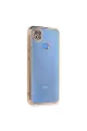 Xiaomi Redmi 9c Kılıf Razer Lensli Silikon - Gold