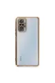 Xiaomi Redmi Note 10 Pro Kılıf Razer Lensli Silikon - Gold