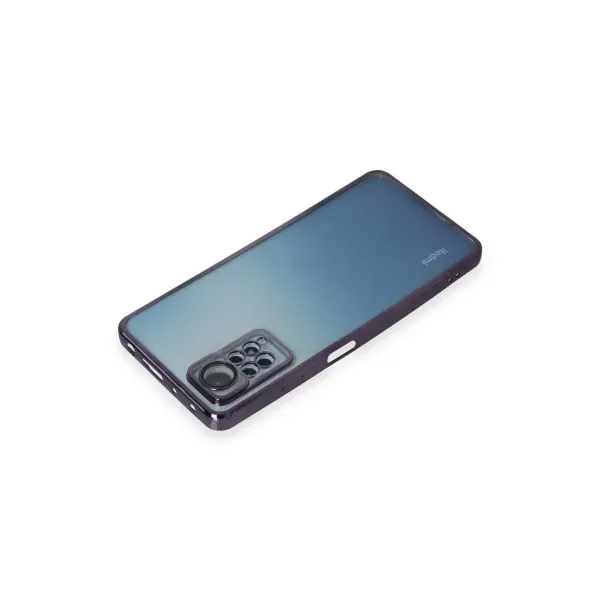 Xiaomi Redmi Note 11 Pro Kılıf Razer Lensli Silikon - Mor