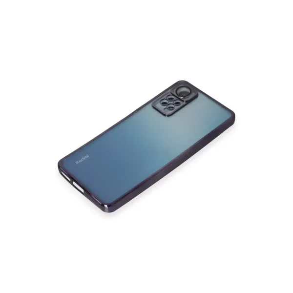 Xiaomi Redmi Note 11 Pro Kılıf Razer Lensli Silikon - Mor