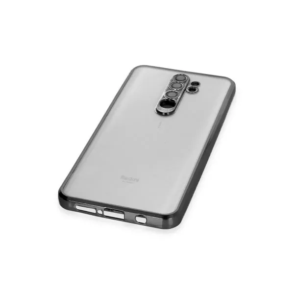 Xiaomi Redmi Note 8 Pro Kılıf Razer Lensli Silikon - Siyah