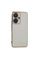 Vivo Y27 Kılıf Volet Silikon - Beyaz