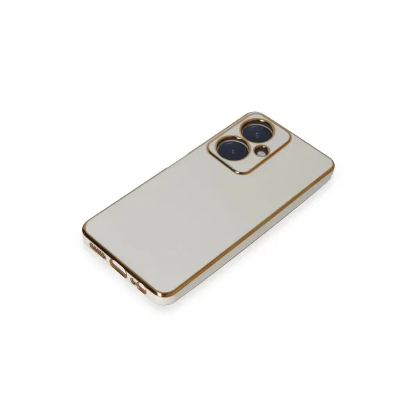 Vivo Y27 Kılıf Volet Silikon - Beyaz