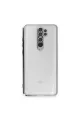 Xiaomi Redmi Note 8 Pro Kılıf Razer Lensli Silikon - Gümüş