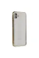 Samsung Galaxy A04 Kılıf Razer Lensli Silikon - Gold