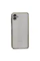 Samsung Galaxy A04 Kılıf Razer Lensli Silikon - Gold