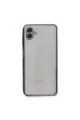 Samsung Galaxy A04 Kılıf Razer Lensli Silikon - Mor