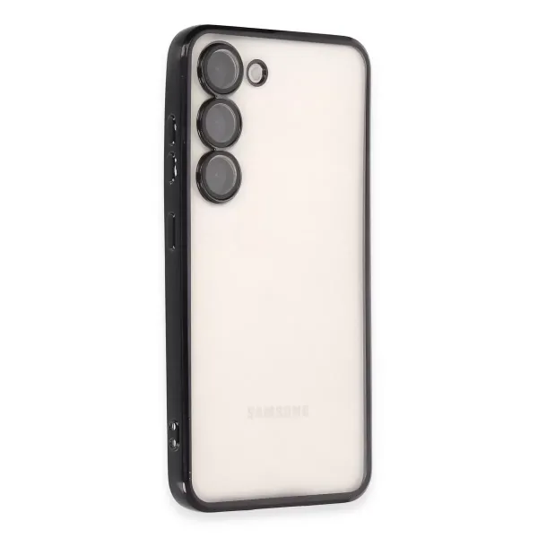 Samsung Galaxy S24 Kılıf Razer Lensli Silikon - Siyah