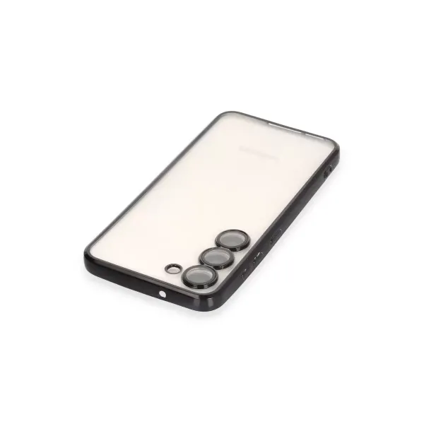 Samsung Galaxy S24 Kılıf Razer Lensli Silikon - Siyah