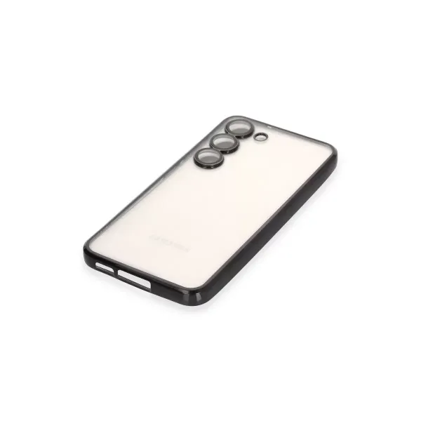 Samsung Galaxy S24 Kılıf Razer Lensli Silikon - Siyah