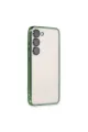 Samsung Galaxy S24 Kılıf Razer Lensli Silikon - Yeşil