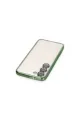 Samsung Galaxy S24 Kılıf Razer Lensli Silikon - Yeşil