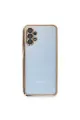 Samsung Galaxy A13 4g Kılıf Razer Lensli Silikon - Gold