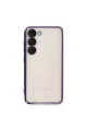 Samsung Galaxy S24 Plus Kılıf Razer Lensli Silikon - Mor