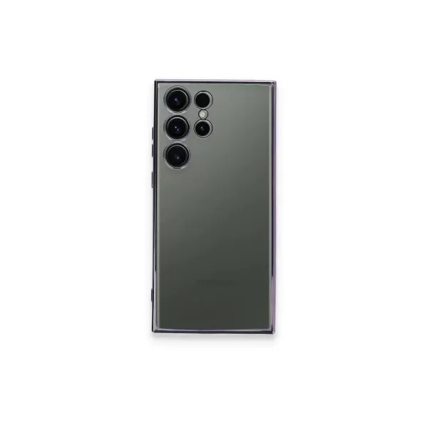 Samsung Galaxy S24 Ultra Kılıf Razer Lensli Silikon - Siyah