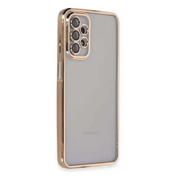 Samsung Galaxy A23 4g Kılıf Razer Lensli Silikon - Gold