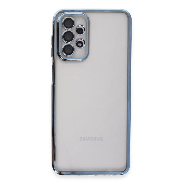 Samsung Galaxy A23 4g Kılıf Razer Lensli Silikon - Açık Mavi