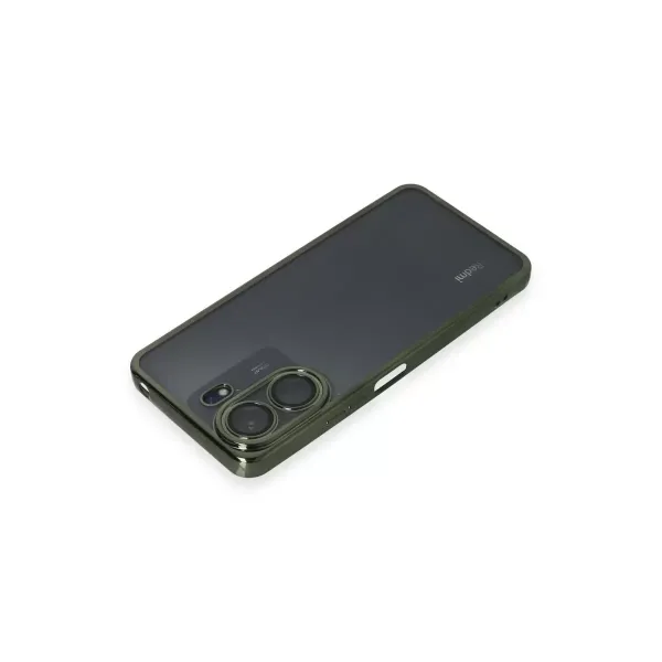 Xiaomi Redmi 13c Kılıf Razer Lensli Silikon - Yeşil