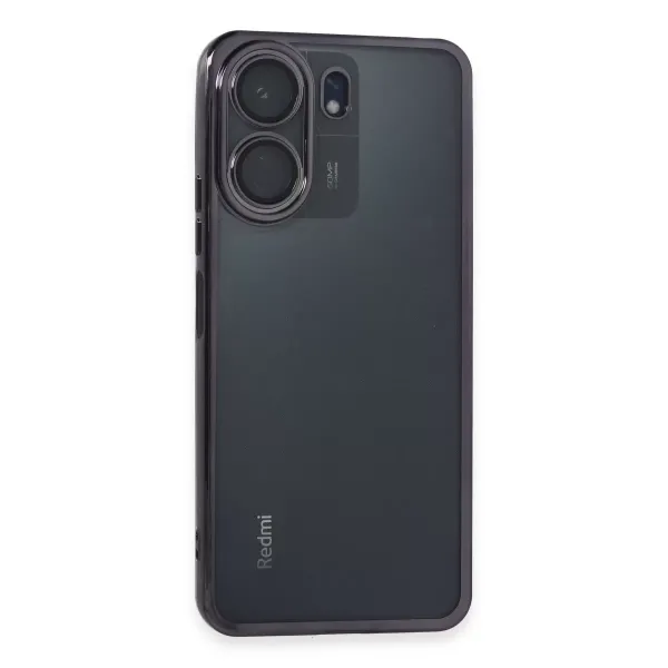 Xiaomi Redmi 13c Kılıf Razer Lensli Silikon - Mor