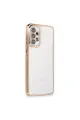 Samsung Galaxy A53 5g Kılıf Razer Lensli Silikon - Gold