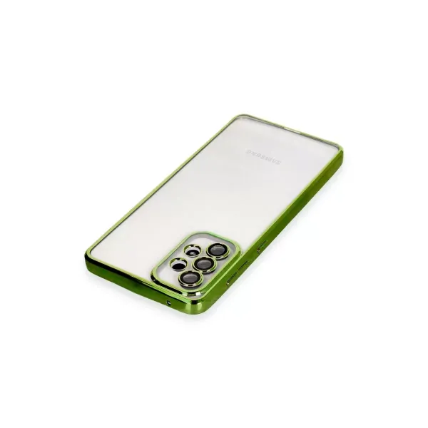 Samsung Galaxy A53 5g Kılıf Razer Lensli Silikon - Yeşil