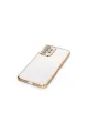 Samsung Galaxy A73 5g Kılıf Razer Lensli Silikon - Gold