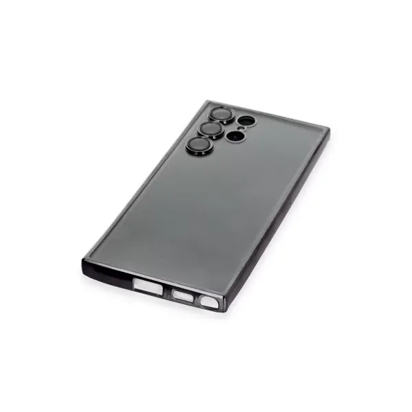 Samsung Galaxy S22 Ultra Kılıf Razer Lensli Silikon - Siyah