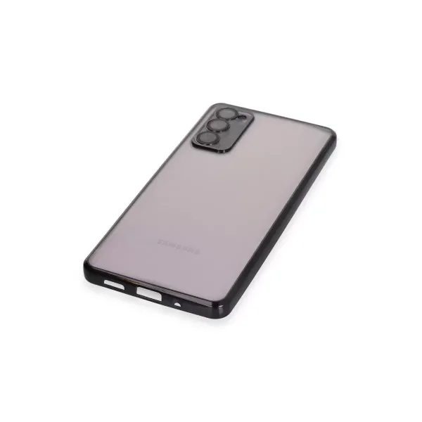 Samsung Galaxy S20 Fe Kılıf Razer Lensli Silikon - Siyah