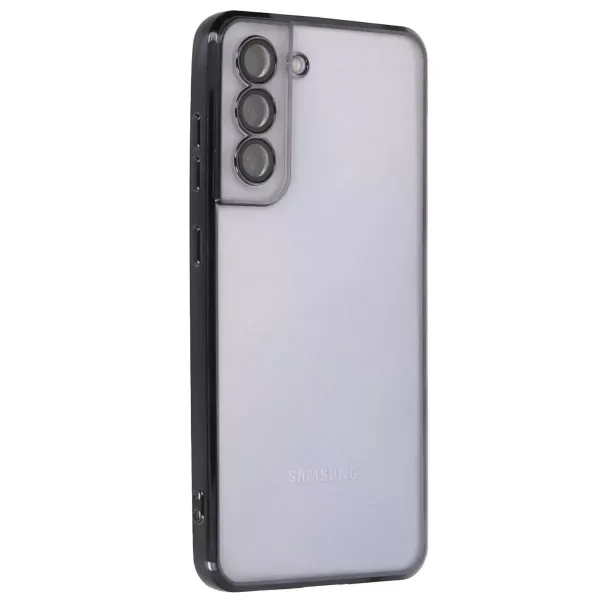 Samsung Galaxy S21 Fe Kılıf Razer Lensli Silikon - Siyah