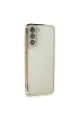 Samsung Galaxy S21 Fe Kılıf Razer Lensli Silikon - Gold