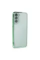 Samsung Galaxy S21 Fe Kılıf Razer Lensli Silikon - Yeşil
