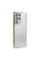 Samsung Galaxy S21 Ultra Kılıf Razer Lensli Silikon - Gold