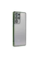 Samsung Galaxy S21 Ultra Kılıf Razer Lensli Silikon - Yeşil