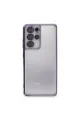 Samsung Galaxy S21 Ultra Kılıf Razer Lensli Silikon - Mor