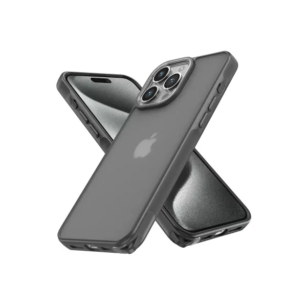 Apple İphone 13 Pro Max Kılıf Elegant Kapak - Titan Gri