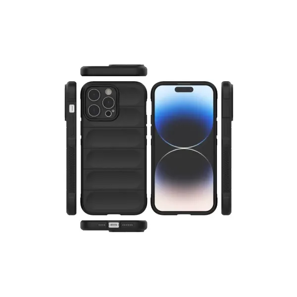 Apple İphone 14 Pro Max Kılıf Optimum Silikon - Siyah