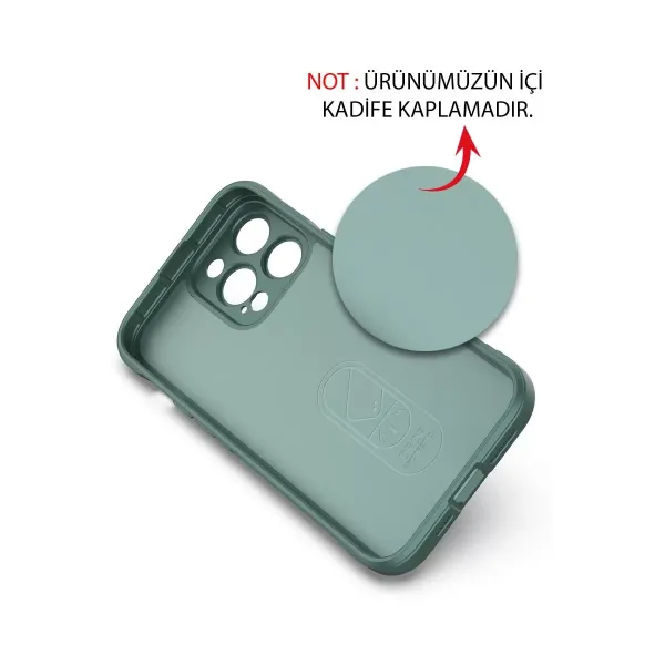 Apple İphone 14 Pro Max Kılıf Optimum Silikon - Siyah