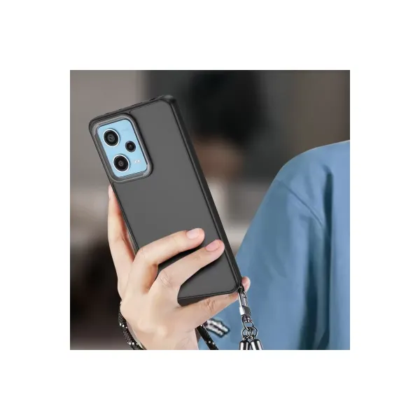 Xiaomi Redmi Note 12 4g Kılıf Elegant Kapak - Siyah