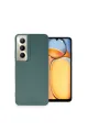 Realme C65 Kılıf Petro Silikon - Koyu Yeşil