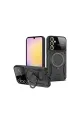 Samsung Galaxy A54 5g Kılıf Joy Lens Standlı Kapak - Siyah