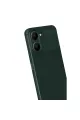 Vivo Y18 Kılıf Auto Focus Karbon Kapak - Koyu Yeşil