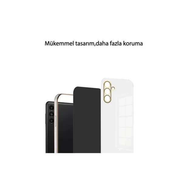Samsung Galaxy A16 5g Kılıf Volet Silikon - Beyaz