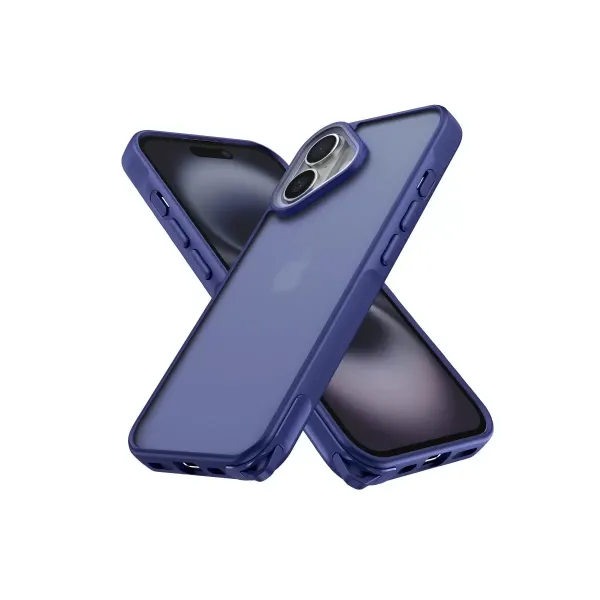 Apple İphone 16 Kılıf Elegant Kapak - Lacivert