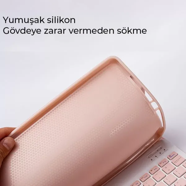Xiaomi Redmi Pad Se Kılıf Kc01 Smart Klavyeli Tablet Kılıfı - Siyah
